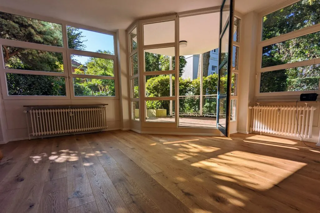 Hamburg-Othmarschen, Wohnzimmer, Terrasse